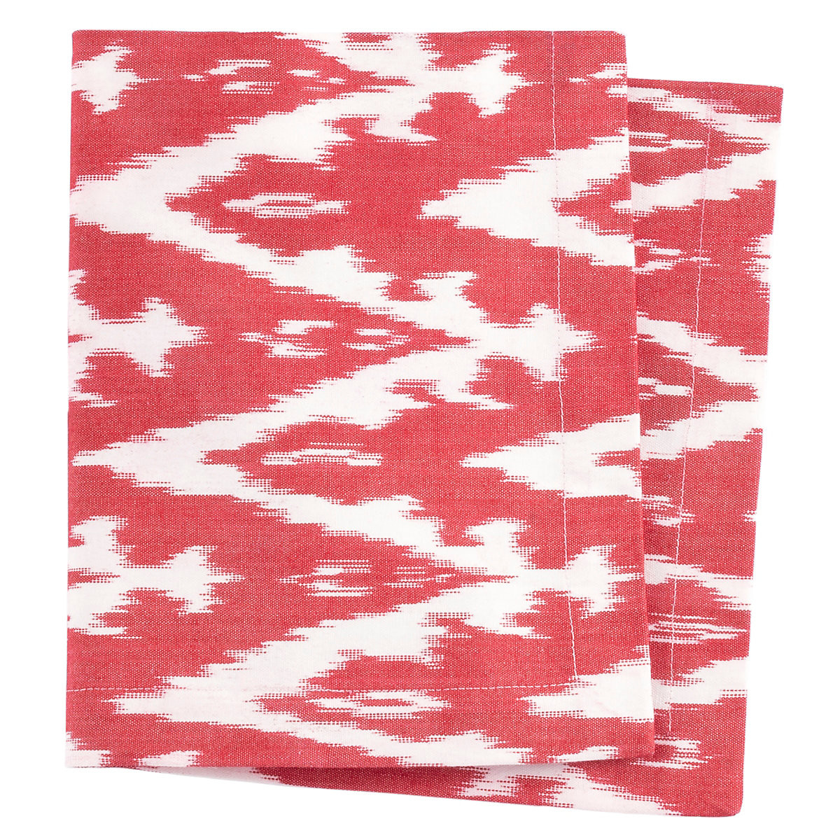 Ikat Woven Red Napkin Set Of 4 | Annie Selke