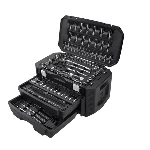 HART 215-Piece Mechanics Tool Set, Multiple Drive, Chrome Finish - Walmart.com | Walmart (US)