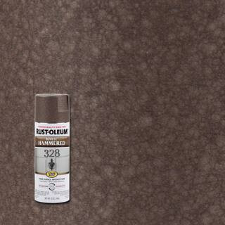 Rust-Oleum Stops Rust 12 oz. Hammered Matte Brown Protective Spray Paint 314418 - The Home Depot | The Home Depot