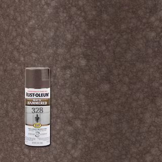 Rust-Oleum Stops Rust 12 oz. Hammered Matte Brown Protective Spray Paint 314418 - The Home Depot | The Home Depot