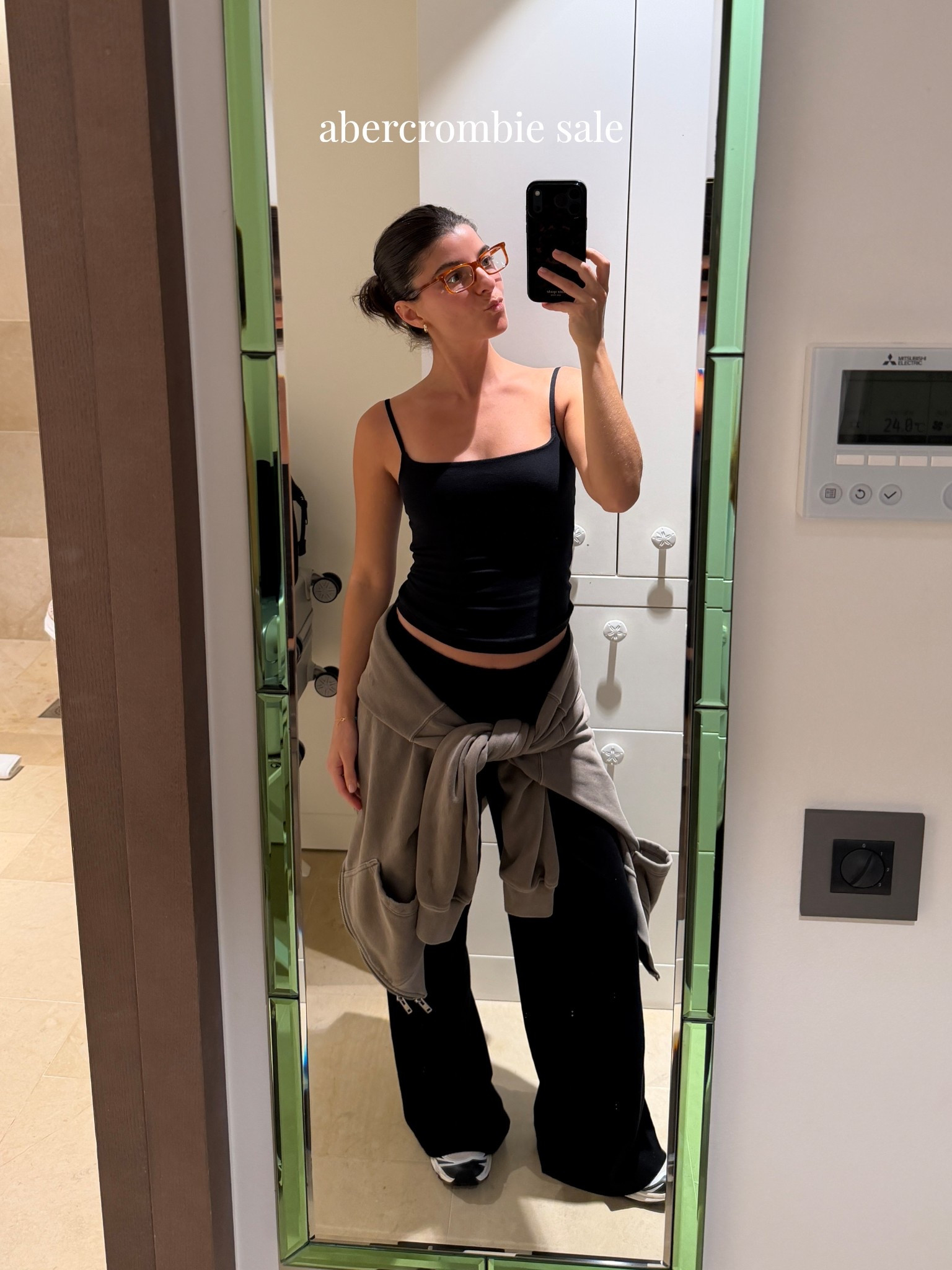 [3/25/26] code AFVIVIANE for 15% off at @abercrombie | currently running a 20-40% off everything sale through 3/30. I love AF basics, wearing the Bra-Free Snatched Seamless 90s Cami in size medium. They also have their regular Bra-Free 90s cami that’s a bit less compressive that I own in several colors! 

#LTKSaleAlert #LTKSeasonal #LTKPetite