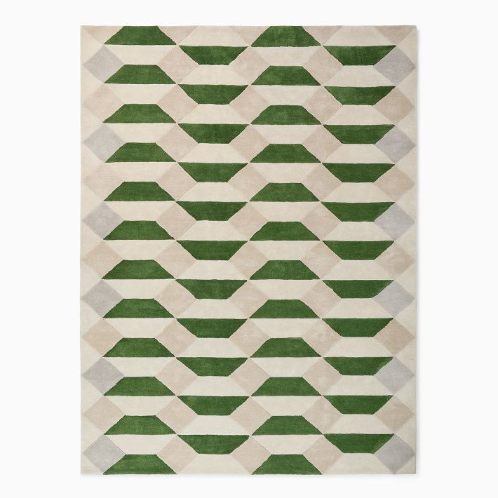 Faceted Tile Performance Rug | West Elm (US)