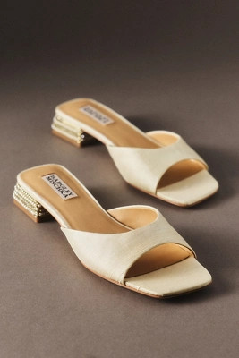 Badgley Mischka Oahu Crystal Open-Toe Heels | Anthropologie (US)