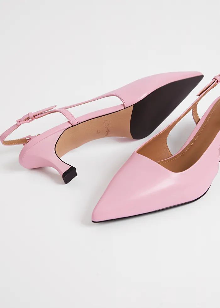 Slingback Leather Pumps | & Other Stories US