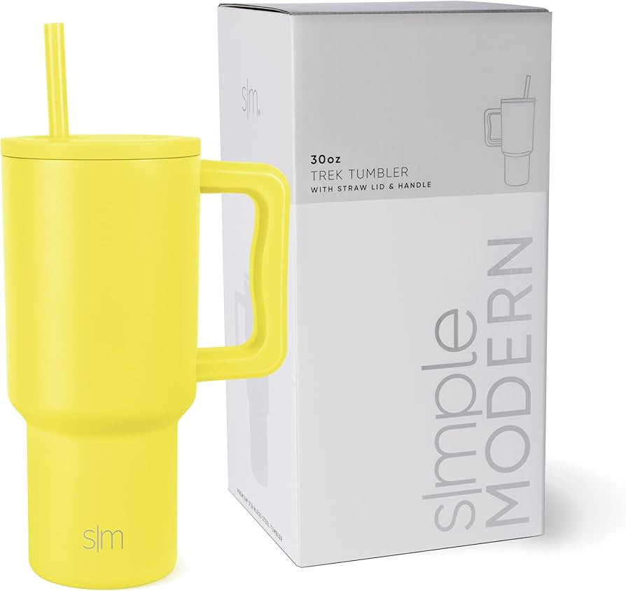 Simple Modern 30 oz Tumbler with Handle and Straw Lid | Insulated Cup Reusable Stainless Steel Wa... | Amazon (US)