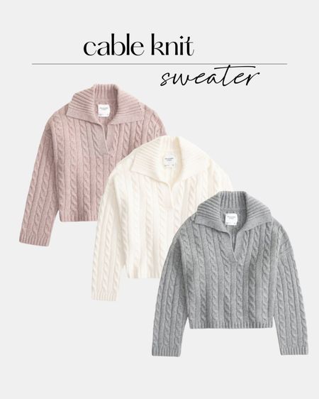 New from Abercrombie🍂 cable knit sweater

Fall style / Abercrombie finds / cable knit 



#LTKSeasonal #LTKfindsunder100