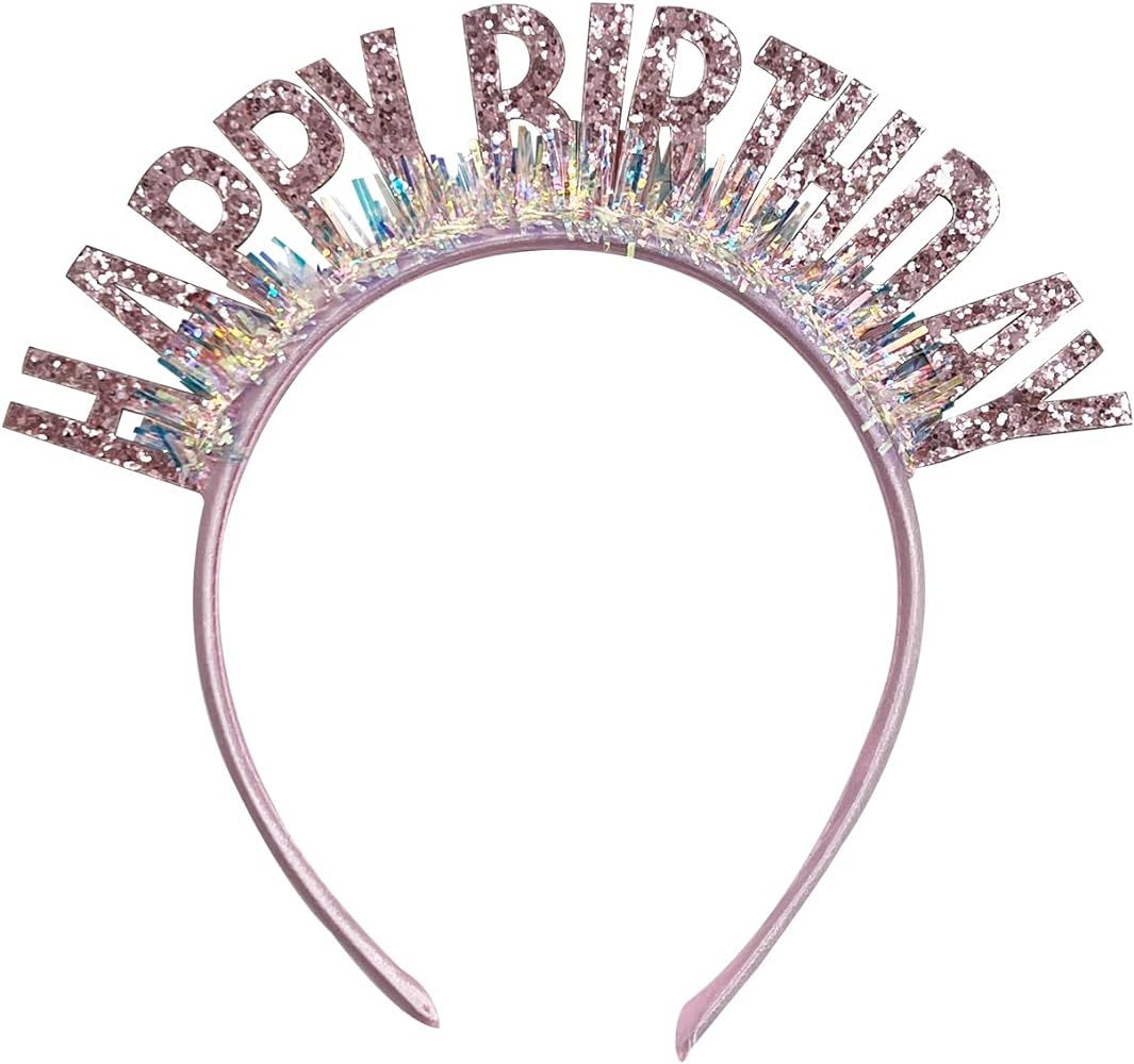 Birthday Girl Headband Birthday Tiara Happy Birthday Crown for Women Girls Boys Happy Birthday Pa... | Amazon (US)