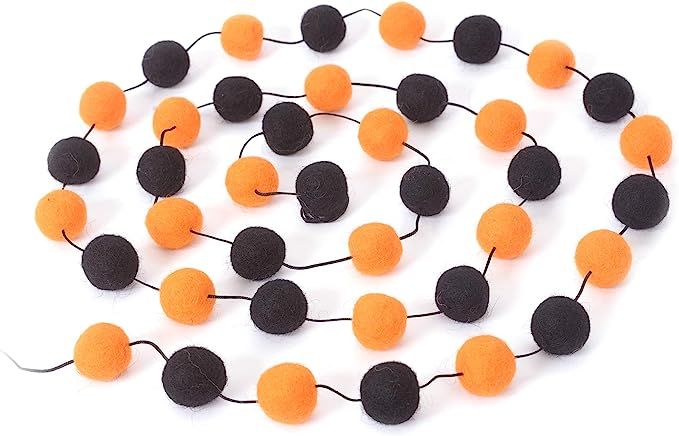 Glaciart One Felt Balls Garland - Easy to Hang Halloween Party Banner Decoration - 100% New Zeala... | Amazon (US)