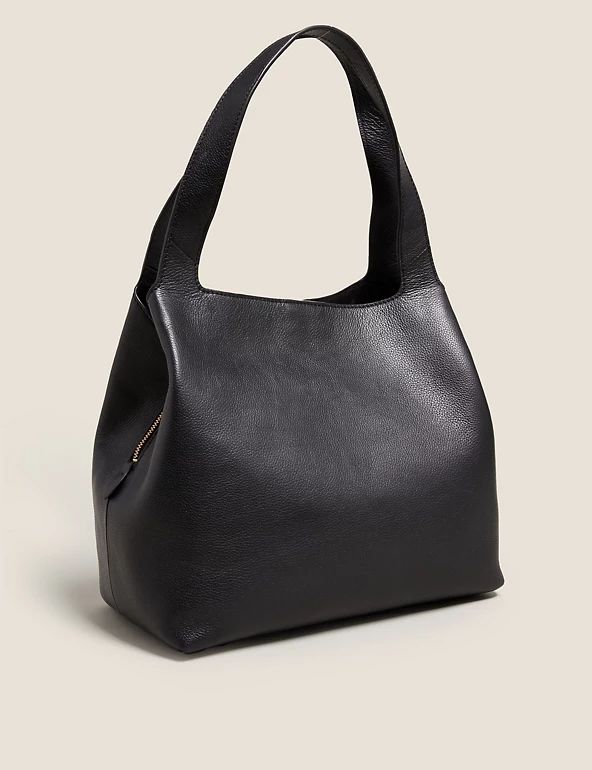 Leather 3 Part Construction Shoulder Bag | M&S Collection | M&S | Marks & Spencer (UK)