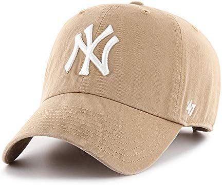 '47 Brand New York Yankees Clean Up Hat Cap Khaki/White/American USA Flag Side Patch | Amazon (US)