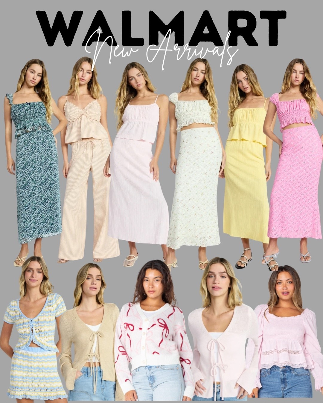I know it’s early, but Walmart just dropped some of their new spring arrivals so you know I had to share!! Lots of adorable 2-piece sets perfect for any upcoming vacas or spring break trips you may have planned 😊


#walmart #walmartfashion #walmartfinds #walmartstyle #matchingsets
#dresses #floraldress #pantset #timeandtru #noboundaries #celebritypink #giftguide
#giftsforher
#outfitidea
#outfitinspo #springfashion #springarrivals #vacation #vaca #walmartoutfits 

#LTKFindsUnder100 #LTKHoliday #LTKFindsUnder50