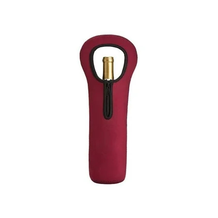 Travelwell BURGUNDY NEOPRENE ONE-BOTTLE WINE CARRIER | Walmart (US)