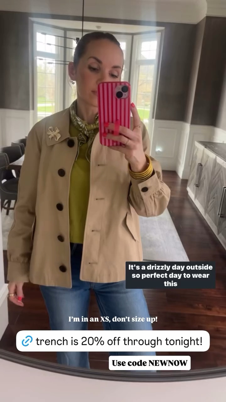 20% off @jcrew factory coat! Perfect spring piece! Wearing a small 

#LTKgrwm #LTKootd