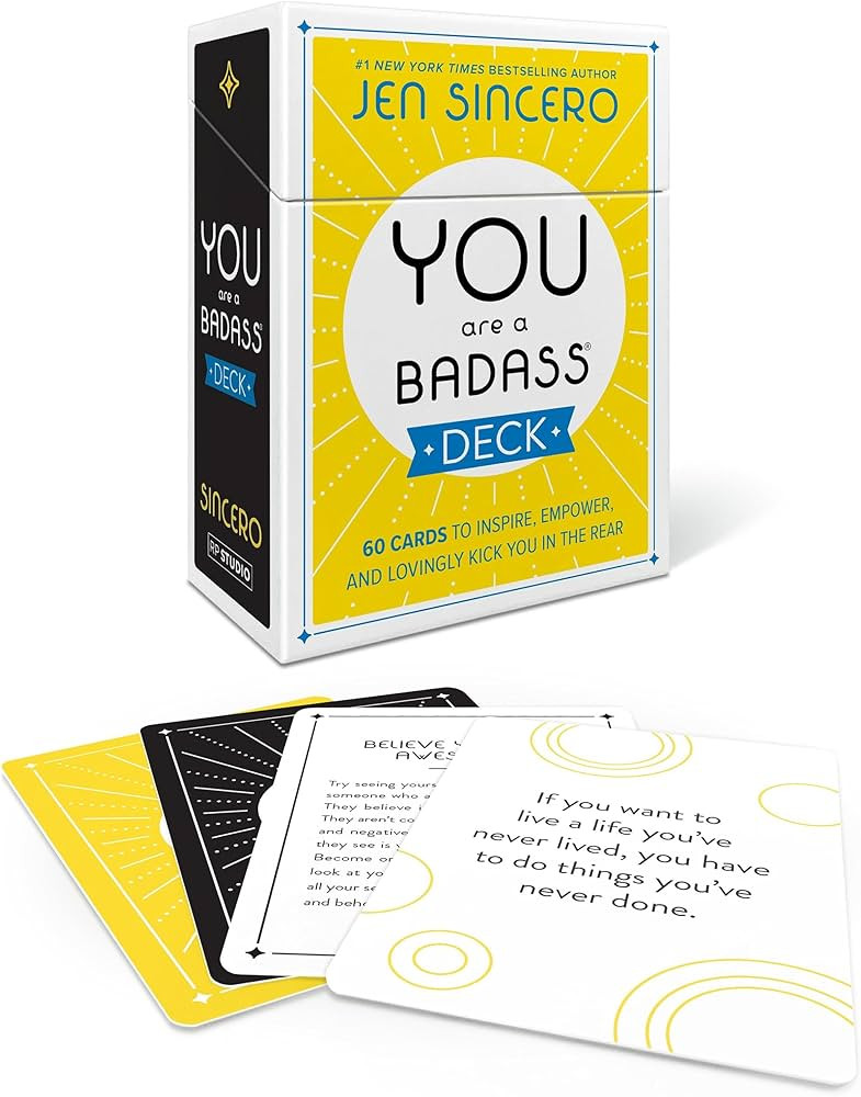 You Are a Badass® Deck: 60 Cards to Inspire, Empower, and Lovingly Kick You in the Rear | Amazon (US)