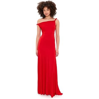 alice + olivia Women's Noelia Twist Strap Maxi Dress | Amazon (US)