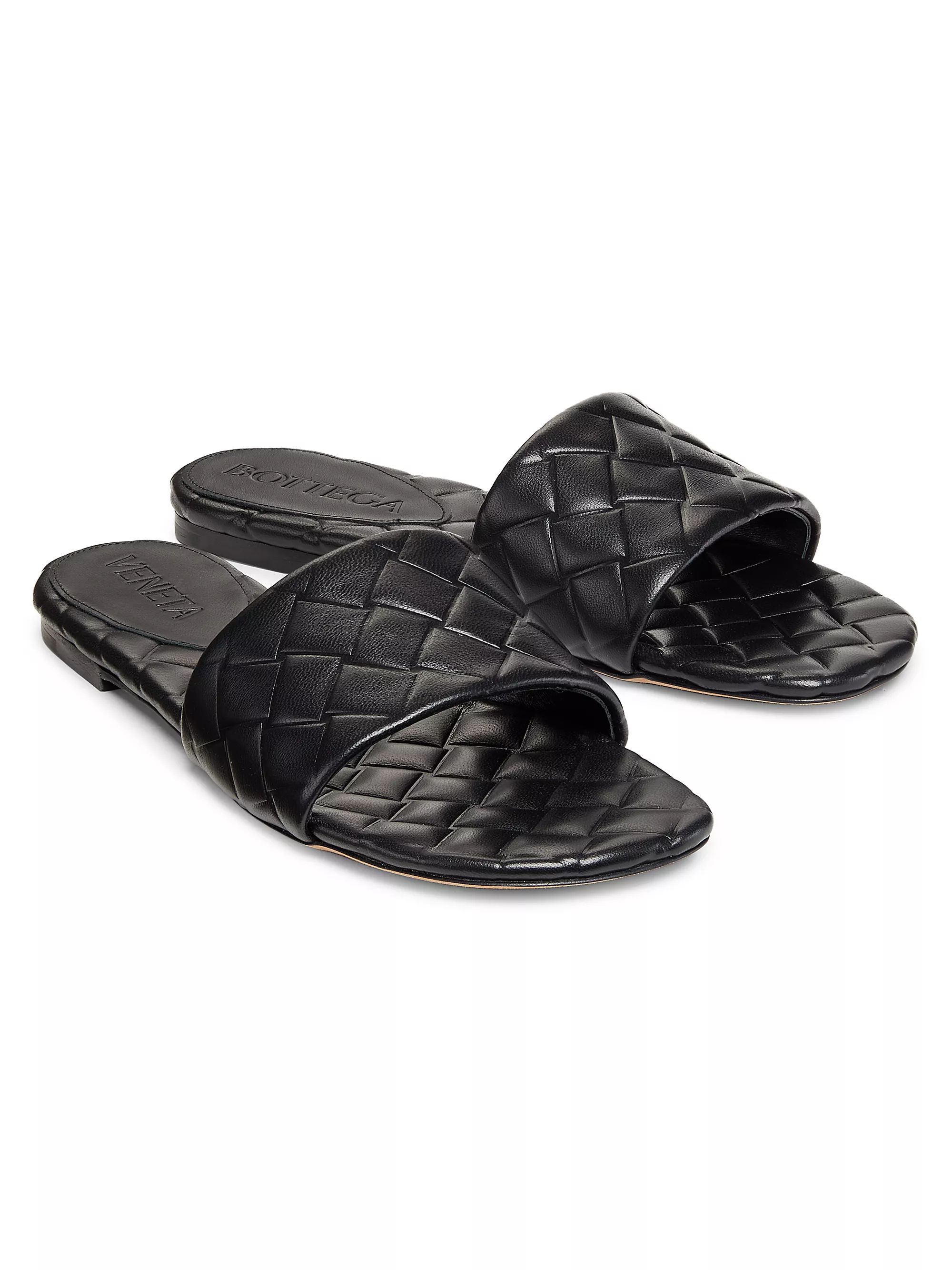 Quilted Leather Sandals | Saks Fifth Avenue