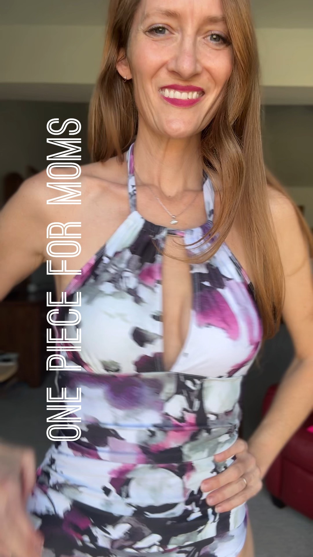If you prefer a one piece swimsuit, this purple floral from b2prity is a hit. Great for moms running around the pool, even better for nursing moms. The halter top is cute and it boasts good coverage on the back, always a must for a suit to score high with me. 

#LTKSeasonal #LTKmomlife #LTKootd