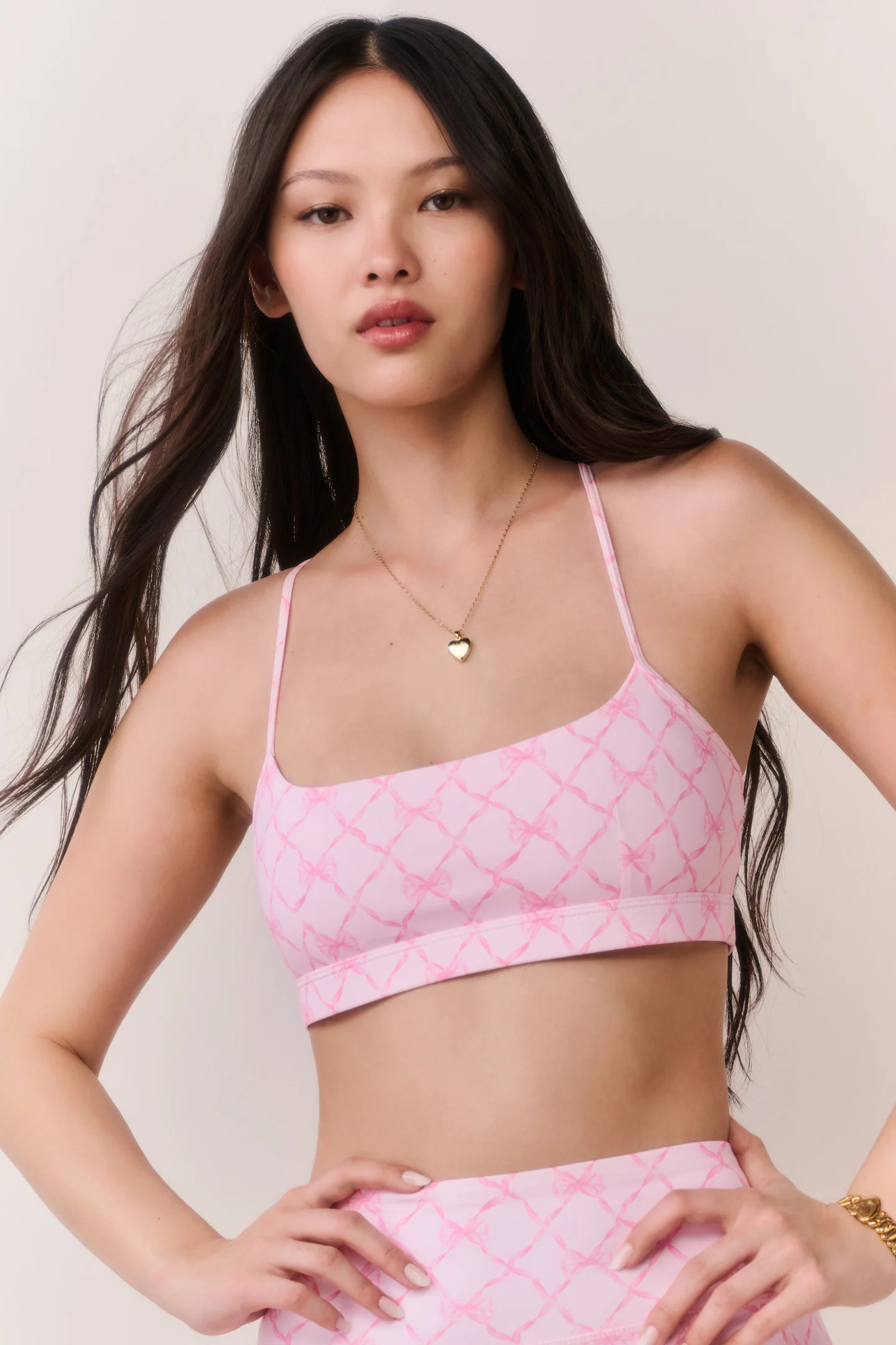 Sweetheart Cadelle Sports Bra | LoveShackFancy