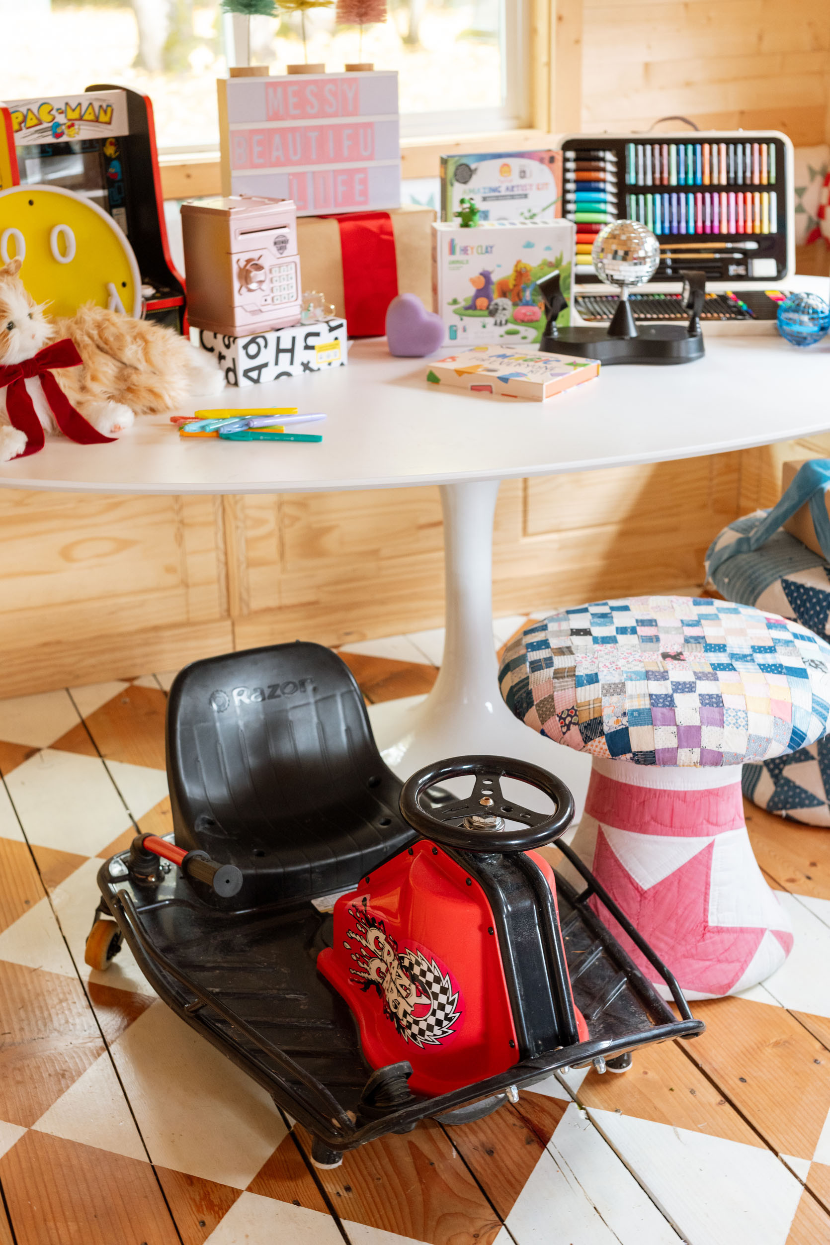 For this year’s installment of “gifts your kids will actually play with and not become land-fill items nor just look pretty and take up space on their shelves,” I had my kids, once again, tell me what their favorite gifts have been the last few years – and what they want this year. 

The Razor Go Cart was a HUGE hit last year (Charlie’s big present). Charlie is begging for a hoverboard this year (which Elliot broke her arm from in 2020), and he’s promised to gear up. He also wants Uggs 🙂 Elliot wants an electric guitar and also wants slippers and a cozy robe. Other ideas – jewelry boxes (of all kinds) and diaries (with locks on them).

#LTKKids #LTKGiftGuide #LTKCyberWeek