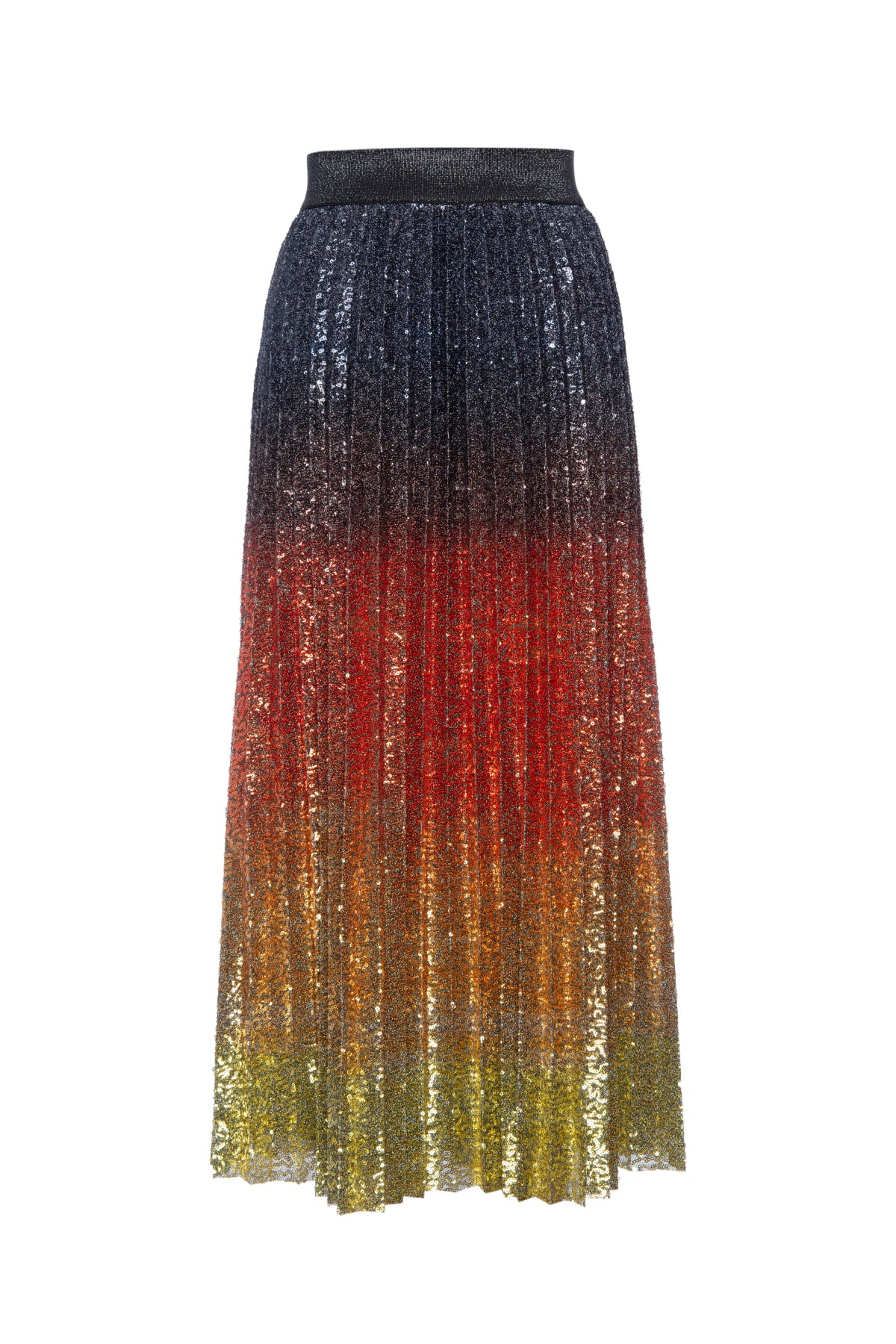 Flame Degrade Pleat Skirt | Le Superbe