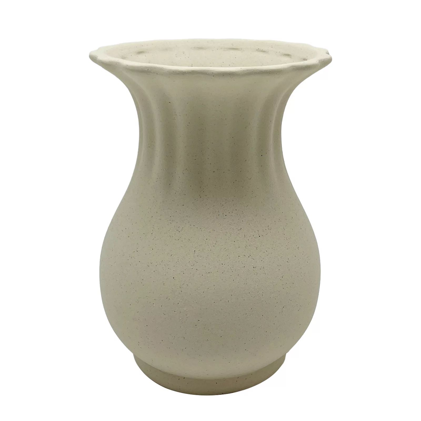 Ruffled Ceramic Decorative Vase Table Decor | Kohl's