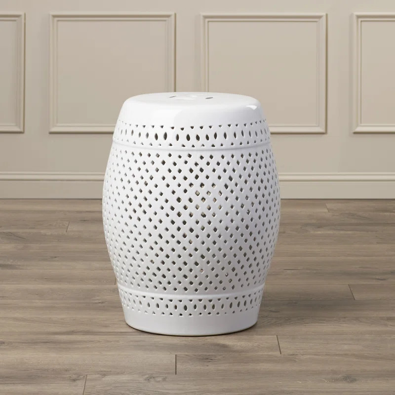 Duro 18.5'' Tall Ceramic Garden Stool | Wayfair North America