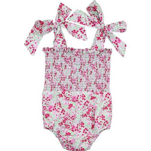 Pink And Green Liberty Swimsuit - Shipping Late March | Cecil and Lou