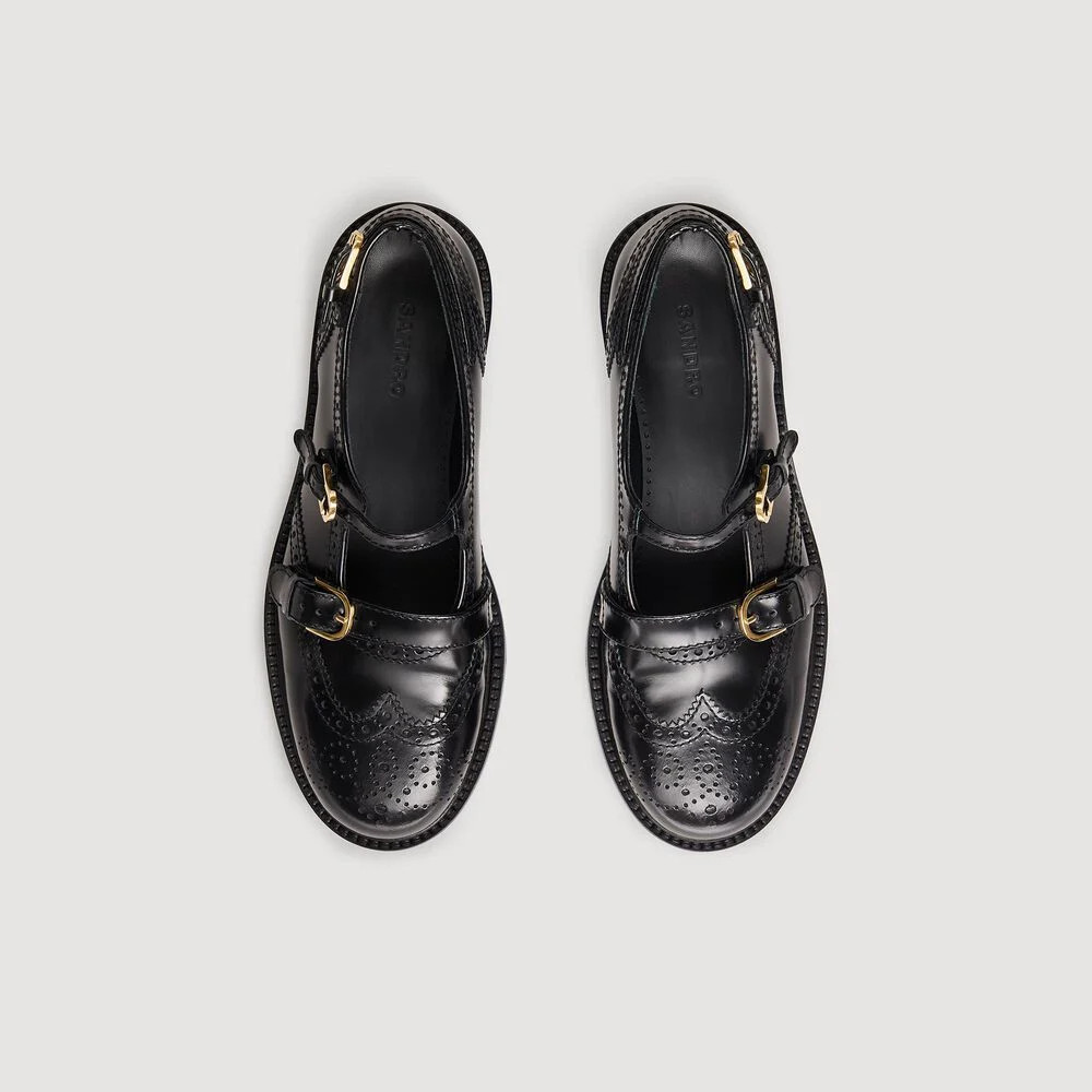 Multi-Buckle Mary Jane loafers | Sandro US | Sandro-Paris US