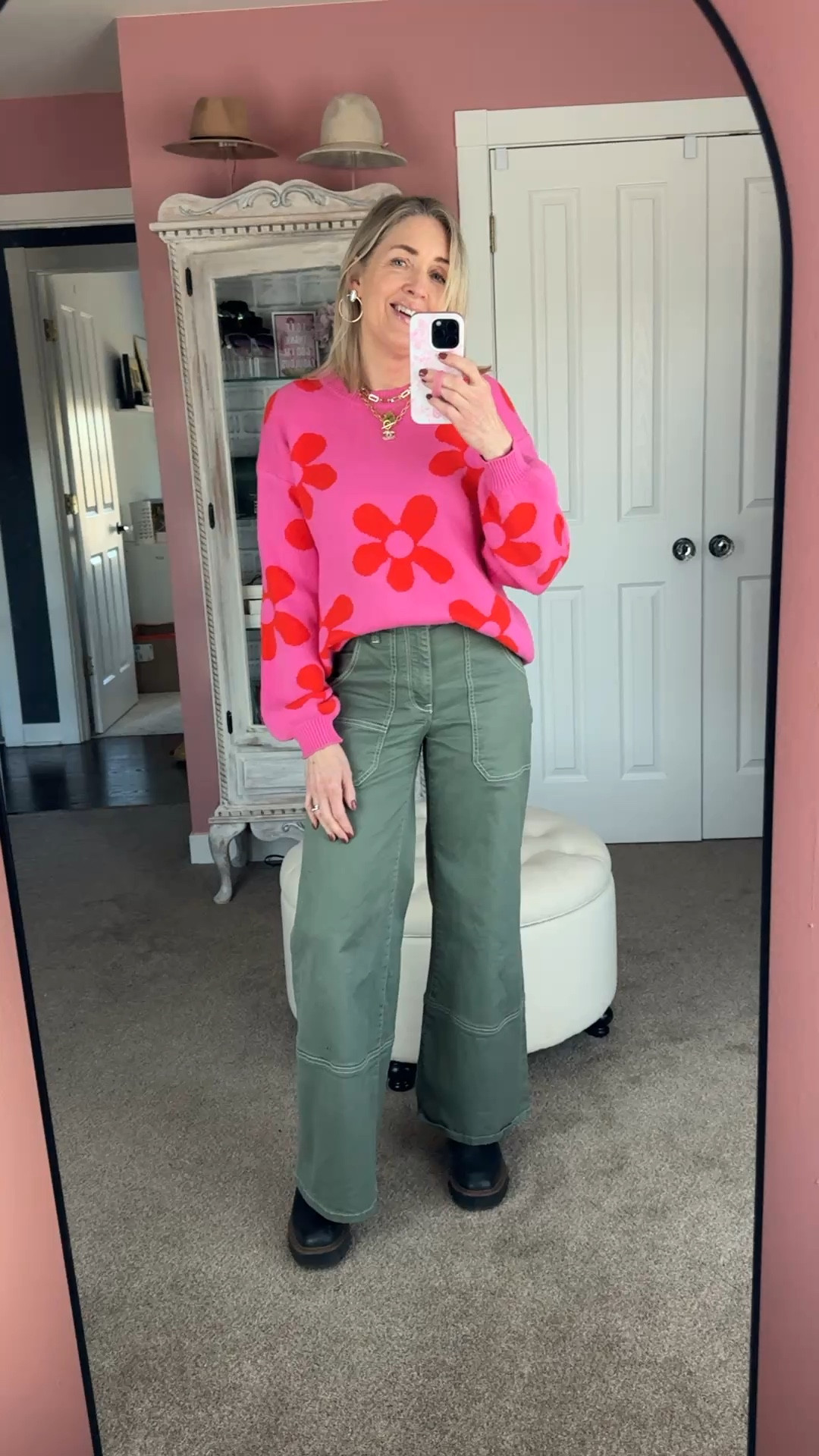 Valentines outfit inspo! 

Pink sweater outfit, chicwish sweater, Maeve pants, affordable outfit 

#LTKSeasonal #LTKOver40 #LTKWatchNow