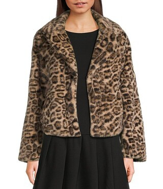 Leopard Faux Fur Jacket | Dillard's