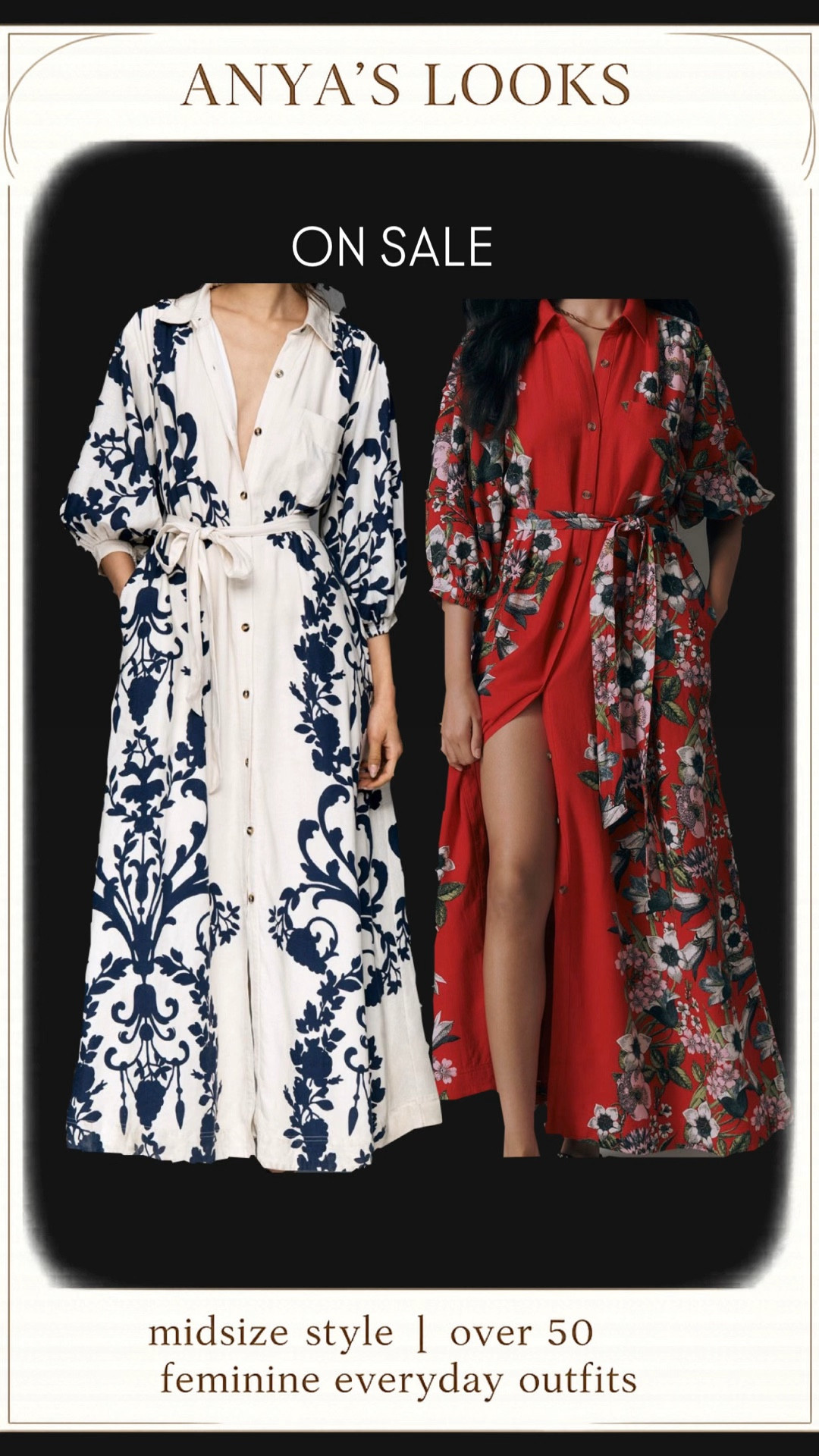 Maxi shirt dress that is flattering and feminine! Perfect for any accession! 
 Anthropology finds maxi dress shirt dress 

#LTKWorkwear #LTKOver40 #LTKSaleAlert