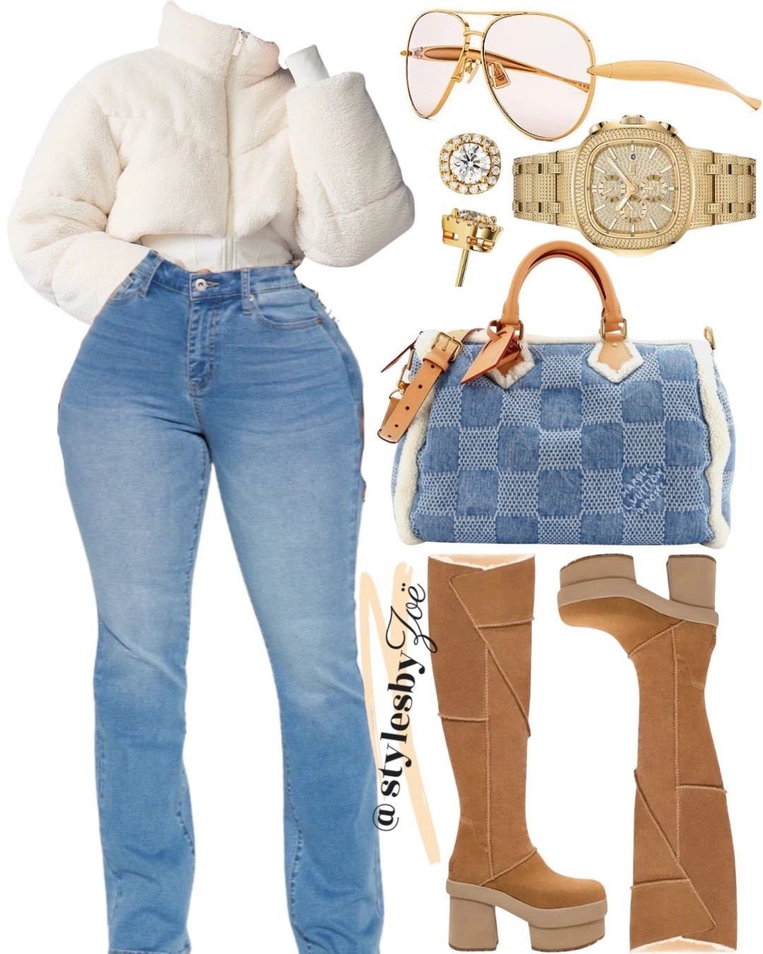 Jeans: Fashion nova-Houston curvy

#LTKootd