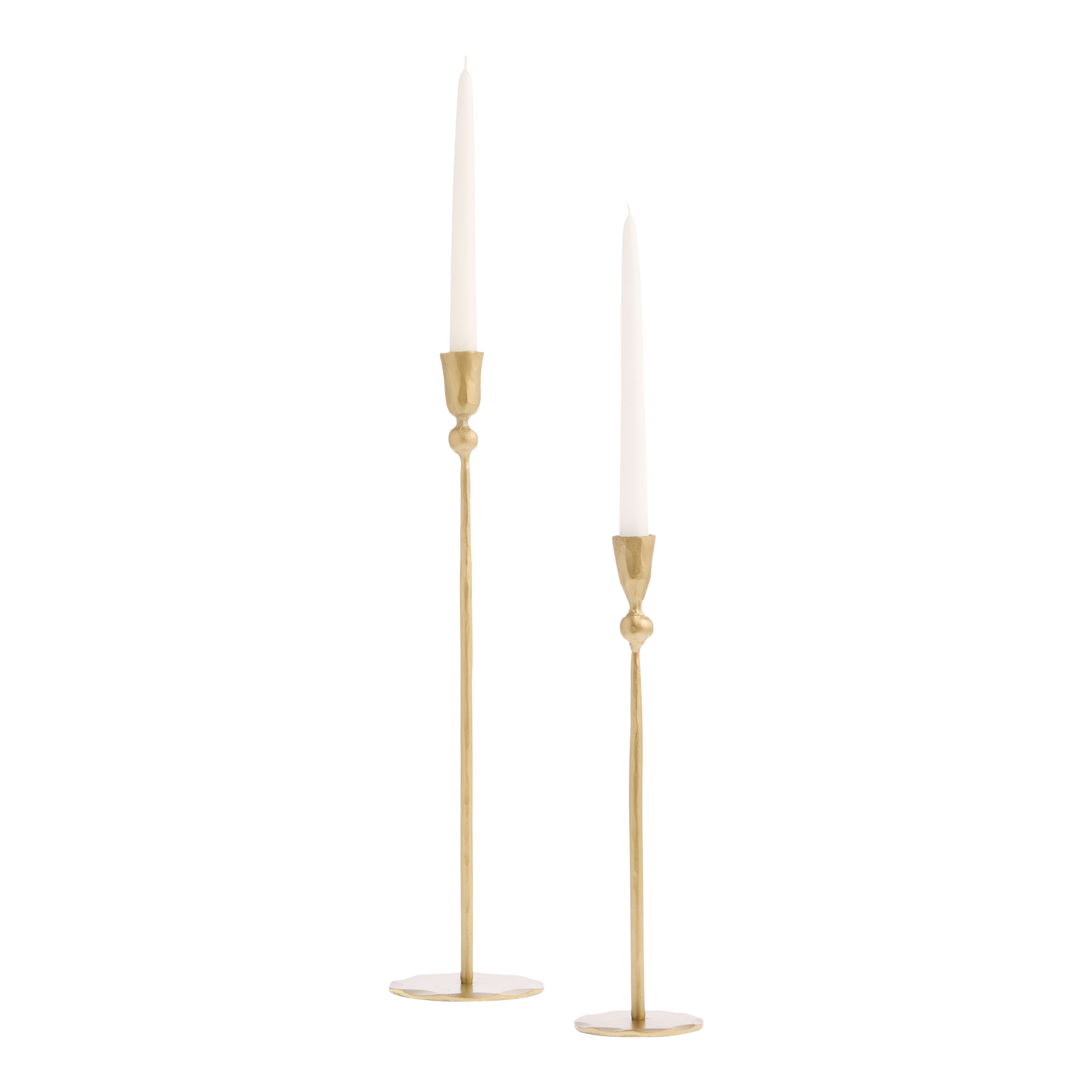 Hammered Gold Taper Candle Holder | World Market