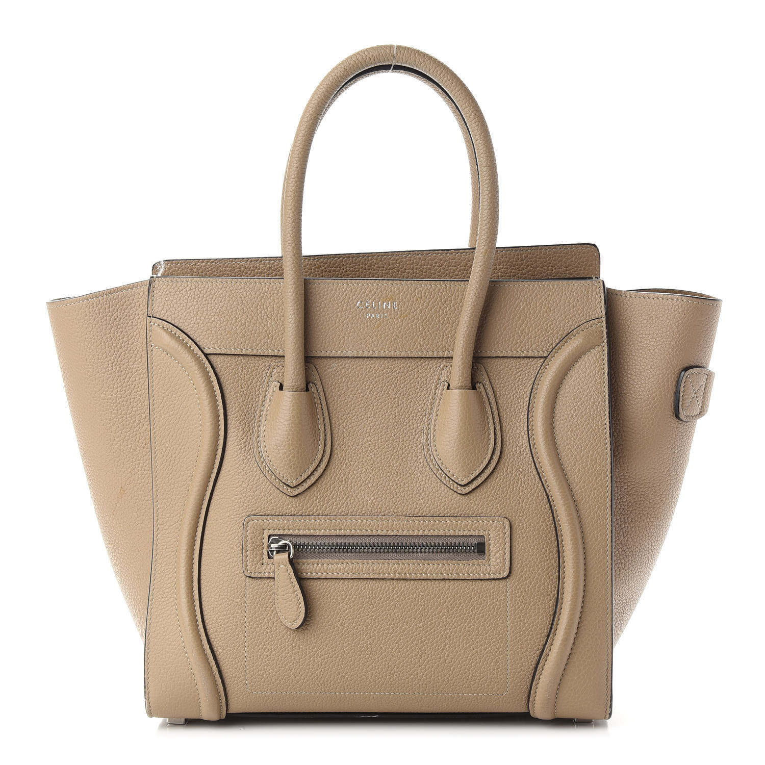 CELINE

Drummed Calfskin Micro Luggage Dune | Fashionphile