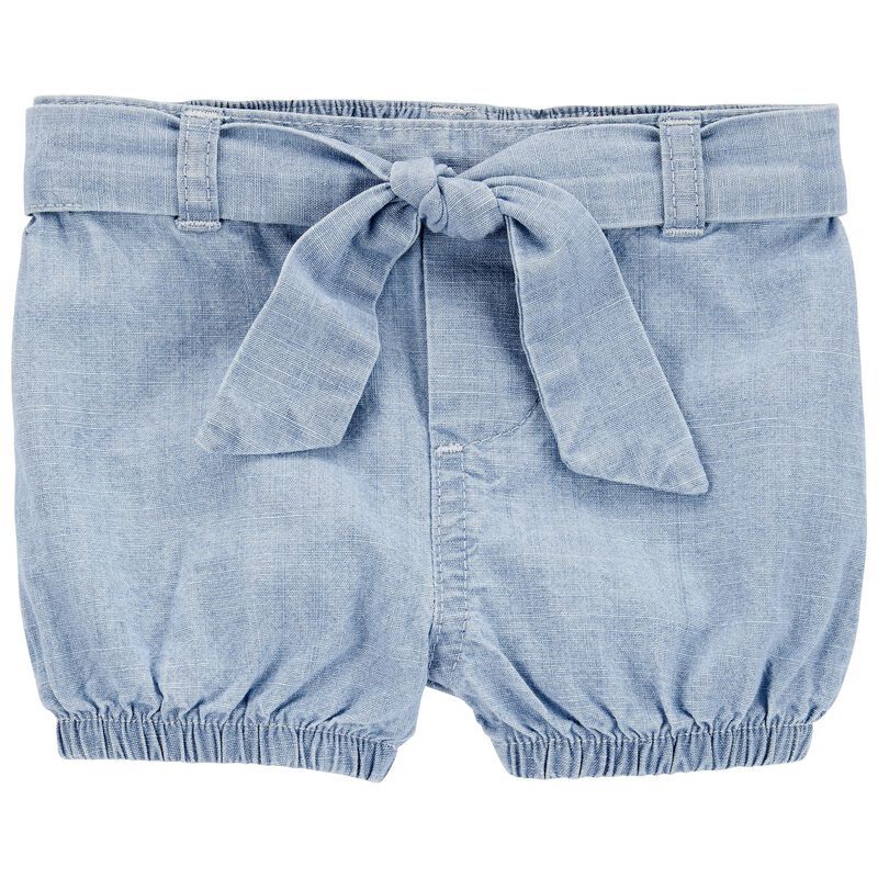Knit Denim Bubble Shorts | Carter's