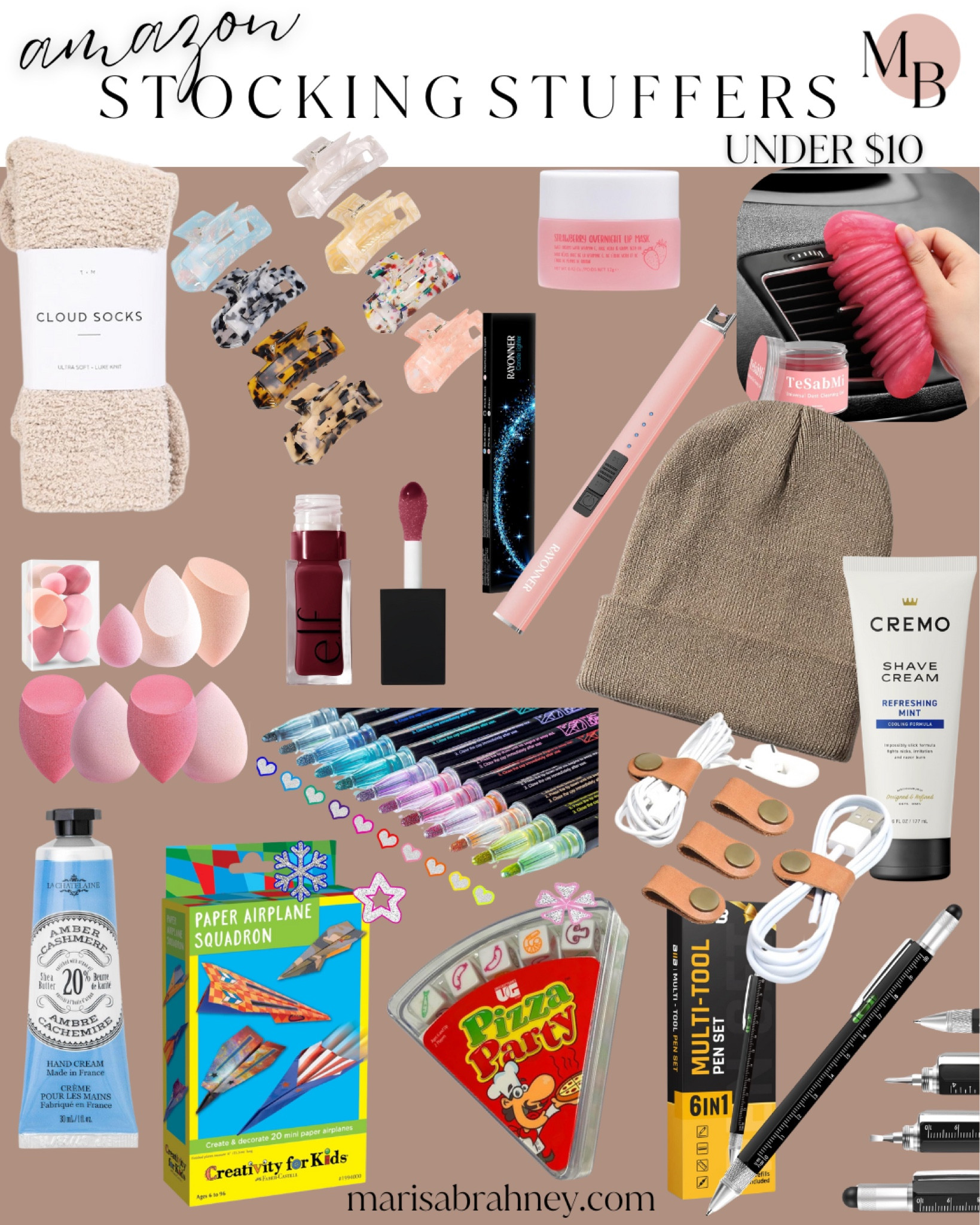 Don’t let stocking stuffers stump you! Here’s a rundown of some Amazon stocking stuffers under $10. I’m including a little something for everyone!