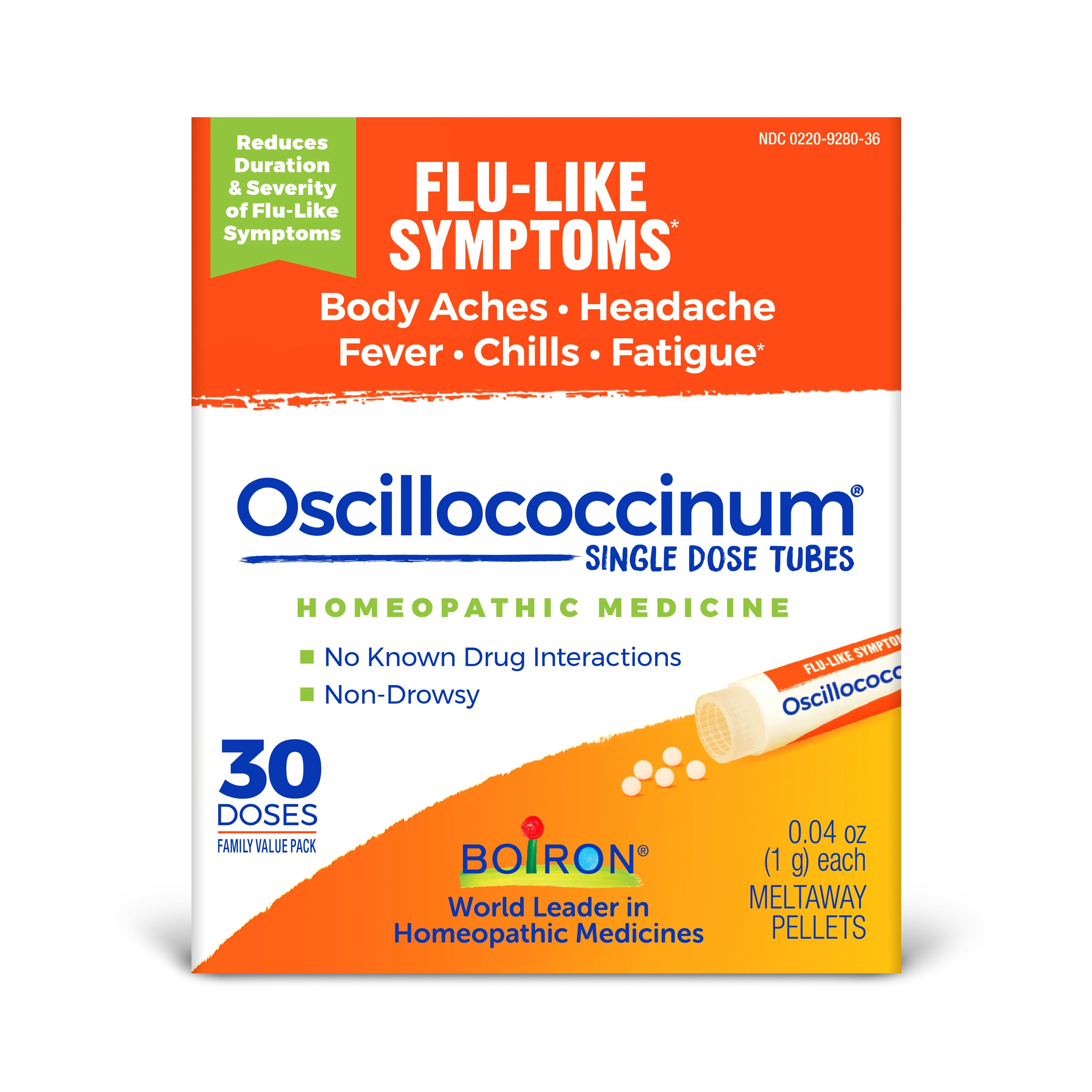 Boiron Oscillococcinum Homeopathic Medicine for Flu-like Symptoms, 30 Count | Walmart (US)