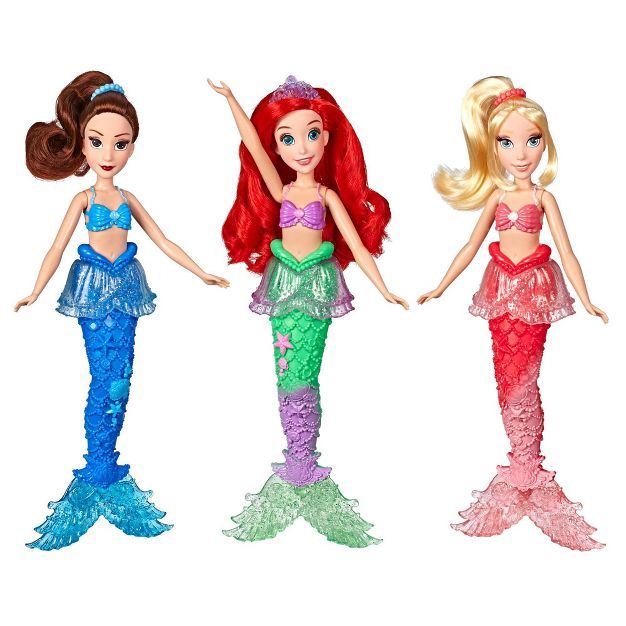 Disney Princess Ariel and Sisters Fashion Dolls, 3pk of Mermaid Dolls (Target Exclusive) | Target