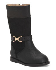 Suede And Leather Riding Boots (infant Toddler Little Kid) | Kids' Boots | Marshalls | Marshalls