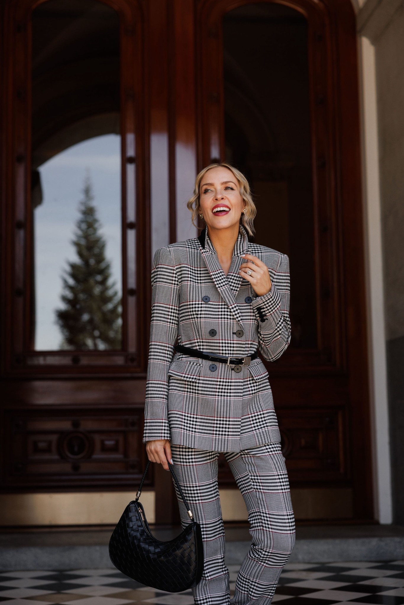 I always get so many compliments on this suit, currently 50% off  

#LTKHoliday #LTKSaleAlert #LTKWorkwear