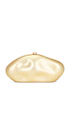Cult Gaia The Caldera Clutch in Matte Brass from Revolve.com | Revolve Clothing (Global)