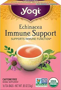 Yogi Tea - Echinacea Immune Support (4 Pack) - Supports Immune Function with Elderberry and Mulle... | Amazon (US)