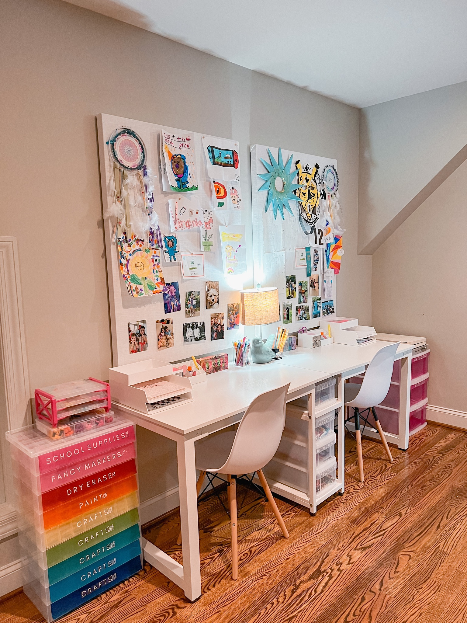 This kids art area inspires creativity 🎨🌈✨

#LTKhome #LTKkids #LTKfamily