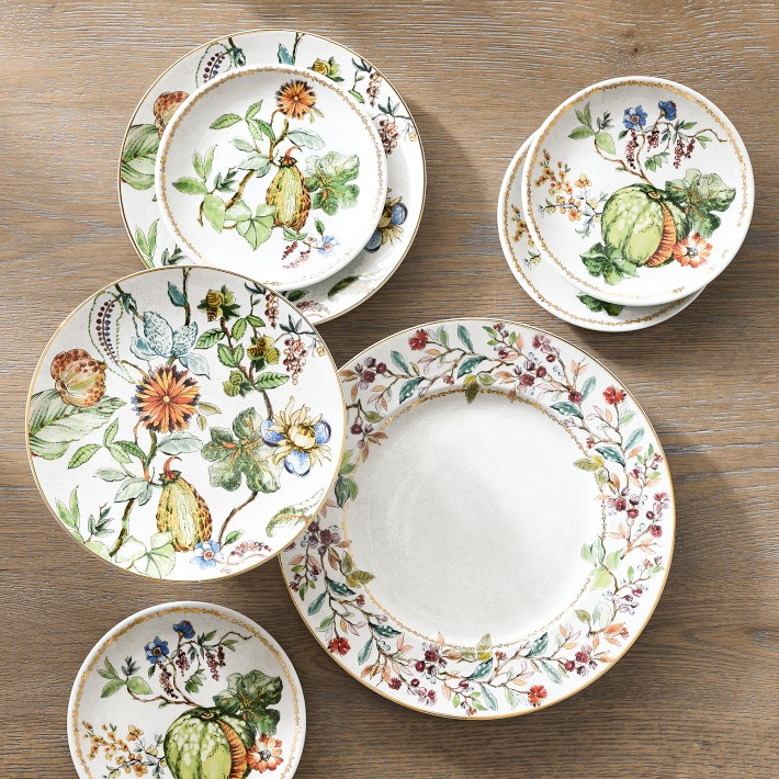 Wildwood Botanical Dinnerware Collection | Williams-Sonoma