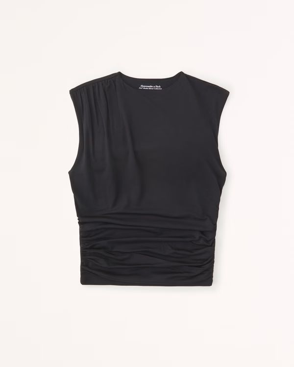 Women's Draped Shell Top | Women's New Arrivals | Abercrombie.com | Abercrombie & Fitch (US)
