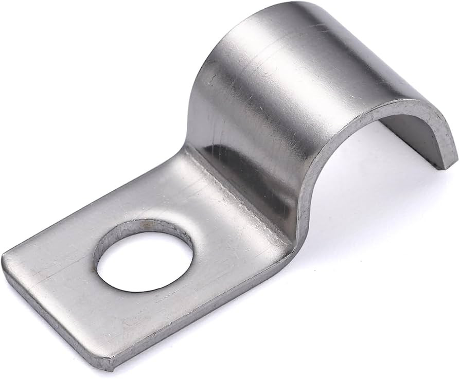 One-Hole Mini Unilateral Pipe Clamps, Conduit Fitting Clips Saddle Clamps For Wire Tidy & Small P... | Amazon (US)