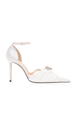 Double Heart Silk Pumps | Moda Operandi (Global)