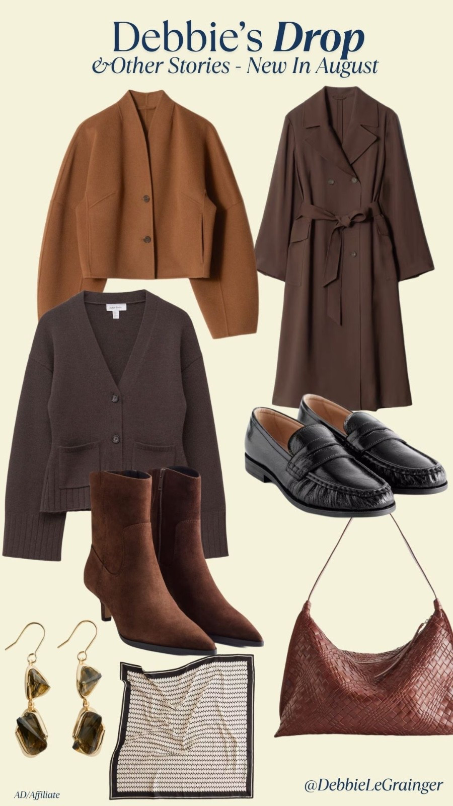 I am obsessed with these tonal brown new in items from &other stories - the cardigans look very luxe and the accessories are fantastic! 

#LTKautumn #LTKstyletip #LTKuk