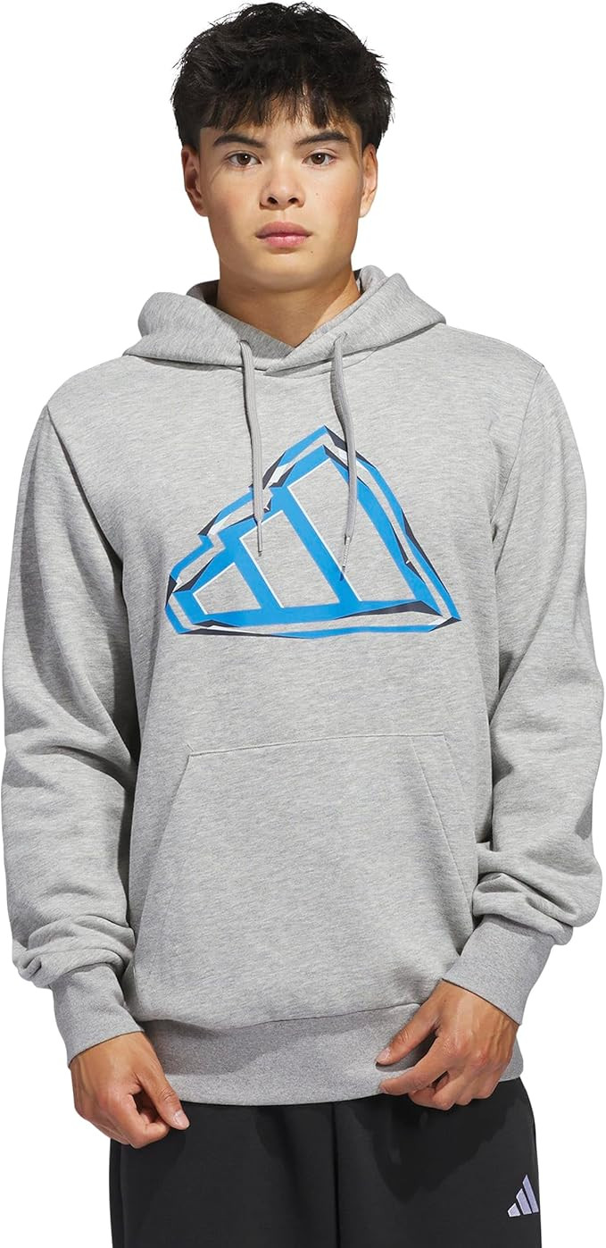 adidas Men's Big Logo Graphic Hoodie | Amazon (US)