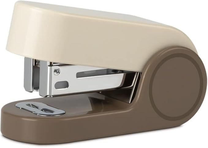 Brown Color Mini Stapler with 830 Staples,20 Sheet Office Desktop Small Cute Compact Travel Size ... | Amazon (US)